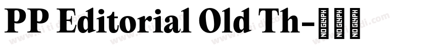 PP Editorial Old Th字体转换